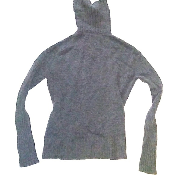 MOTH Anthro WoolBlend Oversize HighLow Turtleneck - Picture 6 of 8